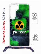 Чехол-накладка Samsung Galaxy S23 Plus (638526) Kruche PRINT Toxic