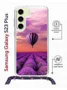 Чехол-накладка Samsung Galaxy S23 Plus (638526) Kruche PRINT Лавандовый рай