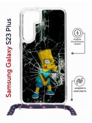 Чехол-накладка Samsung Galaxy S23 Plus (638526) Kruche PRINT Барт Симпсон