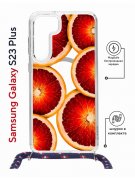 Чехол-накладка Samsung Galaxy S23 Plus (638526) Kruche PRINT Orange