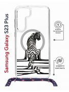 Чехол-накладка Samsung Galaxy S23 Plus (638526) Kruche PRINT Tiger