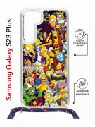 Чехол-накладка Samsung Galaxy S23 Plus (638526) Kruche PRINT Симпсоны