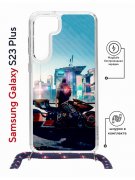 Чехол-накладка Samsung Galaxy S23 Plus (638526) Kruche PRINT Киберпанк