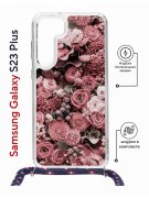 Чехол-накладка Samsung Galaxy S23 Plus (638526) Kruche PRINT цветы