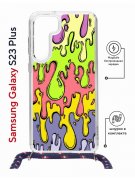 Чехол-накладка Samsung Galaxy S23 Plus (638526) Kruche PRINT Абстракция Капли