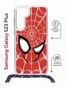 Чехол-накладка Samsung Galaxy S23 Plus (638526) Kruche PRINT Человек-Паук красный