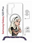 Чехол-накладка Samsung Galaxy S23 Plus (638526) Kruche PRINT Tattoo Girl