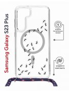 Чехол-накладка Samsung Galaxy S23 Plus (638526) Kruche PRINT Муравьи