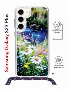 Чехол-накладка Samsung Galaxy S23 Plus (638526) Kruche PRINT Ромашки у ручья