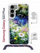 Чехол-накладка Samsung Galaxy S23 Plus (638526) Kruche PRINT Ромашки у ручья