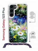 Чехол-накладка Samsung Galaxy S23 Plus (638526) Kruche PRINT Ромашки у ручья