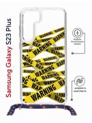 Чехол-накладка Samsung Galaxy S23 Plus (638526) Kruche PRINT Warning