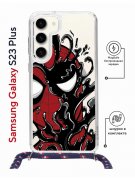 Чехол-накладка Samsung Galaxy S23 Plus (638526) Kruche PRINT Spider-Man-Venom