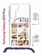 Чехол-накладка Samsung Galaxy S23 Plus (638526) Kruche PRINT Коты-Мемы