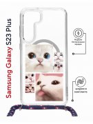 Чехол-накладка Samsung Galaxy S23 Plus (638526) Kruche PRINT Коты