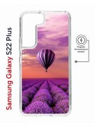 Чехол-накладка Samsung Galaxy S22 Plus (638519) Kruche PRINT Лавандовый рай
