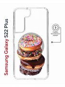 Чехол-накладка Samsung Galaxy S22 Plus (638519) Kruche PRINT Donuts