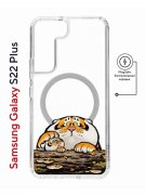 Чехол-накладка Samsung Galaxy S22 Plus (638519) Kruche PRINT тигр первый снег