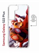 Чехол-накладка Samsung Galaxy S22 Plus (638519) Kruche PRINT Человек паук