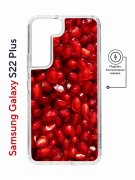 Чехол-накладка Samsung Galaxy S22 Plus (638519) Kruche PRINT Гранат