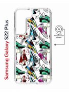 Чехол-накладка Samsung Galaxy S22 Plus (638519) Kruche PRINT Кроссы Nike Air Max