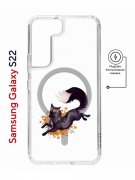 Чехол-накладка Samsung Galaxy S22 (638522) Kruche PRINT Fox