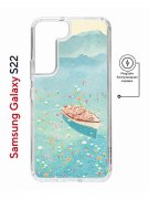 Чехол-накладка Samsung Galaxy S22 (638522) Kruche PRINT озеро цветов