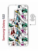 Чехол-накладка Samsung Galaxy S22 (638522) Kruche PRINT Кроссы Nike Air Max