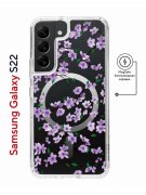 Чехол-накладка Samsung Galaxy S22 (638522) Kruche PRINT Сакура