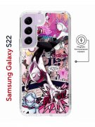 Чехол-накладка Samsung Galaxy S22 (638522) Kruche PRINT Гвен Человек-Паук