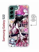 Чехол-накладка Samsung Galaxy S22 (638522) Kruche PRINT Гвен Человек-Паук