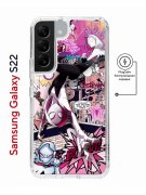 Чехол-накладка Samsung Galaxy S22 (638522) Kruche PRINT Гвен Человек-Паук