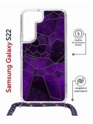 Чехол-накладка Samsung Galaxy S22 (638524) Kruche PRINT Витраж
