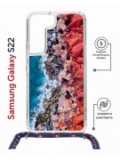 Чехол-накладка Samsung Galaxy S22 (638524) Kruche PRINT Морской берег