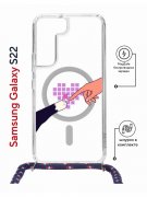 Чехол-накладка Samsung Galaxy S22 (638524) Kruche PRINT Котолюбовь