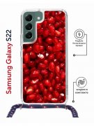 Чехол-накладка Samsung Galaxy S22 (638524) Kruche PRINT Гранат