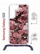 Чехол-накладка Samsung Galaxy S22 (638524) Kruche PRINT цветы