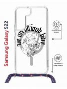 Чехол-накладка Samsung Galaxy S22 (638524) Kruche PRINT J-Cat