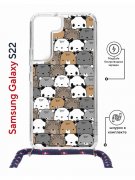 Чехол-накладка Samsung Galaxy S22 (638524) Kruche PRINT Медвежата