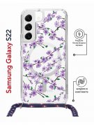 Чехол-накладка Samsung Galaxy S22 (638524) Kruche PRINT Сакура