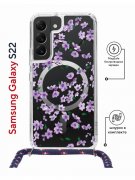 Чехол-накладка Samsung Galaxy S22 (638524) Kruche PRINT Сакура