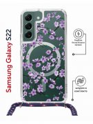 Чехол-накладка Samsung Galaxy S22 (638524) Kruche PRINT Сакура