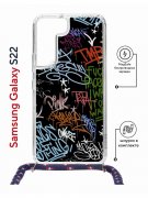 Чехол-накладка Samsung Galaxy S22 (638524) Kruche PRINT Граффити