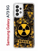 Чехол-накладка Samsung Galaxy A73 5G Kruche Print Danger