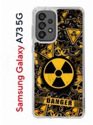 Чехол-накладка Samsung Galaxy A73 5G Kruche Print Danger