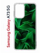 Чехол-накладка Samsung Galaxy A73 5G (638565) Kruche PRINT Grass