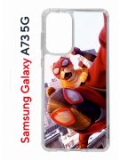 Чехол-накладка Samsung Galaxy A73 5G (638565) Kruche PRINT Человек паук
