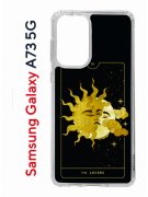 Чехол-накладка Samsung Galaxy A73 5G (638565) Kruche PRINT Tarot Lovers