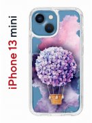 Чехол-накладка iPhone 13 mini Kruche Print Цветочный шар