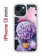 Чехол-накладка iPhone 13 mini Kruche Print Цветочный шар